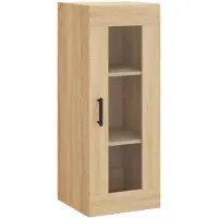 vidaXL Bovenkast 34,5x34x90 cm sonoma eikenkleurig