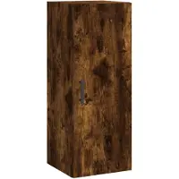 vidaXL Bovenkast 34,5x34x90 cm gerookt eikenkleurig