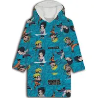 Naruto Hoodie Fleece deken Blauw, 7 - 14 jaar