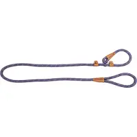 Animal Boulevard SCHOOL LEASH - Slipriem - Retrieverlijn - Stroplijn - Trainingslijn - Met Dubbele Stop - Purper - 180x1,5 cm
