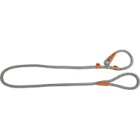 Animal Boulevard SCHOOL LEASH - Slipriem - Retrieverlijn - Stroplijn - Trainingslijn - Met Dubbele Stop - Grijs - 180x1,8 cm -Voor grote honden