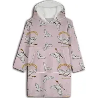 Harry Potter Hoodie Fleece Deken, Hedwig - Volwassen - One Size