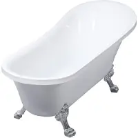 Lykke Bad op Pootjes Nordic Deluxe 1500x750x710mm, Wit