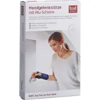 Bort Polsbrace Beige – Met Aluminium Spalk – Rechts of Links – Geschikt voor Carpaal Tunnel Syndroom ,RSI en Artrose – Verstelbare Polssteun – Medische Brace – Maat L - Rechts