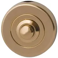 Hardbrass Beldrukker Nika - PVD messing