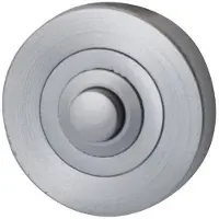 Hardbrass Beldrukker Nika - mat chroom