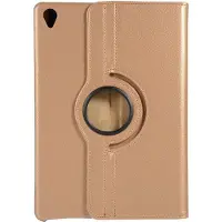 Shop4 - Geschikt voor Huawei MediaPad M6 8.4 Hoes - Rotatie Cover Lychee Goud