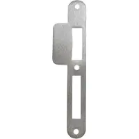 Ivana Sluitplaat - Afgerond - RVS - Met Lip - 20mm - t.b.v. D/N Slot