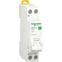 Schneider- Electric Schneider Electric installatieautomaat Resi9 1P+N C20