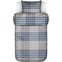Marc O'Polo Dekbedovertrek Klaudi Powder Blue Flanel-140 x 200 / 220 cm | 1-Persoons
