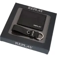 Replay Setam8027.000.a3000 Wallet Zwart Man