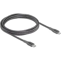 DeLOCK data- en oplaadkabel USB Type-C naar Lightning voor iPhone, iPad en iPod grijs 2,0 mFi