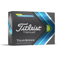 Titleist Tour Speed Golfbal Geel