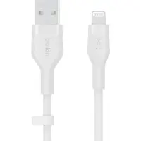 Belkin BOOST CHARGE Flex Oplaadkabel USB-A Male Apple Lightning 2 m Wit