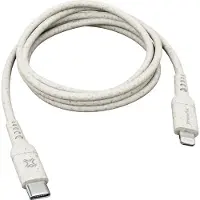 Xtrememac Eco Line Usb C naar Lightning Kabel 2m Kunststof Crème