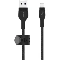Belkin Boost Charge braided - Telefoniekabel - USB-A naar iPhone Lightning - 3m - Zwart