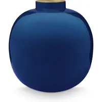 Pip studio - Vaas - Blauw - IJzer - 23x23cm
