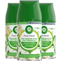 Air Wick Pure Fresh Luchtverfrisser - Pure Jasmijn en Witte Bloemen - Navulling - 250 ml - 3 stuks - Voordeelverpakking