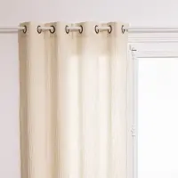 Atmosphera Gordijnen Nour - 130 x 260 cm - Extra lang - Ivoor - Katoen