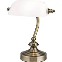 Orion Bureaulamp Zora, brons / oud-messing, Werkkamer / Kantoor, metaal, Antiek, bureaulamp