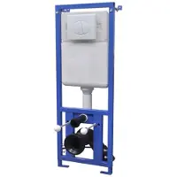 vidaXL Verborgen hoge stortbak 11 L 41x41x(110-125)cm online kopen