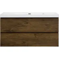 Guido Gusto Badkamermeubel Summer 100cm walnoot zonder kraangat