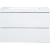 Guido Gusto Badkamermeubel Summer 80cm hoogglans wit zonder kraangat