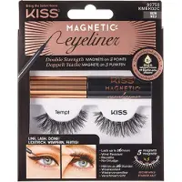 KiSS Wimpers Magnetic Eyeliner & Lash Kit - Wimperextensions - Lashes - Nep Wimpers - Tempt