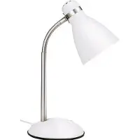 Orion Bureaulamp School, wit / opaal, Werkkamer / Kantoor, metaal, Jong wonen, bureaulamp
