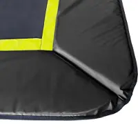 Magic Circle Pro Trampoline Rand Flat to the Ground Black 214 x 305 cm
