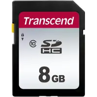 Transcend 8GB SDHC-kaart 300S UHS-1 U1 C10