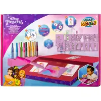 Canenco Disney Princess - Spray Pen Set Deluxe (DP22368) - Kleurstiften voor Kinderen - Tekenset met Gekleurde Pennen en Tekensjablonen