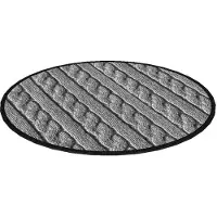 Bertoni - Tuinstoelkussens - Tuinstoel Kussen - decoratief - 35 cm - grijs
