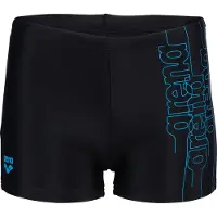 Arena B Swim Short Graphic Black-Turquoise