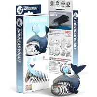 Eugy 3D Puzzel - Groenlandse Walvis - Zeedieren - Duurzaam - Verzamel Ze Allemaal - 6 Jaar