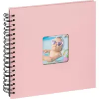 Walther design SA-108-BR Fun Baby Selection - Spiraal album - Formaat 26 x 25 cm - Roze