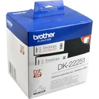 Brother DK-22251 Black/Red on White 6.2cm x 15.24m