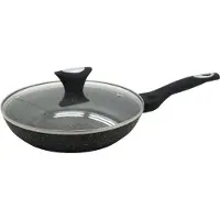 Klausberg granieten koekenpan 24 cm met deksel 8288