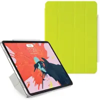 Pipetto Pip by Luxe Origami Case iPad Pro 11" 2018 - Pistachio Lambskin & Clear