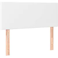vidaXL Hoofdbord 90x5x78/88 cm kunstleer wit