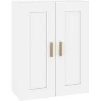 vidaXL Wandkast 69,5x32,5x90 cm bewerkt hout wit