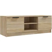 vidaXL Tv-meubel 102x35x36,5 cm bewerkt hout sonoma eikenkleurig