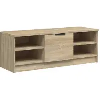 vidaXL Tv-meubel 102x35,5x36,5 cm bewerkt hout sonoma eikenkleurig