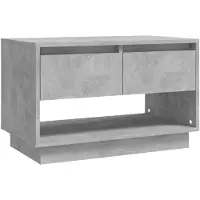 vidaXL Tv-meubel 70x41x44 cm bewerkt hout betongrijs