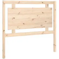 vidaXL Hoofdbord 105,5x4x100 cm massief grenenhout