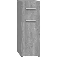 vidaXL Apothekerskast 20x45,5x60 cm bewerkt hout grijs sonoma eiken