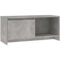 vidaXL Tv-meubel 90x35x40 cm bewerkt hout betongrijs