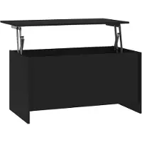 vidaXL Salontafel 102x55,5x52,5 cm bewerkt hout zwart