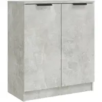 vidaXL Dressoir 60x30x70 cm bewerkt hout betongrijs