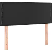 vidaXL Hoofdbord 100x5x78/88 cm kunstleer zwart